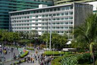 Pemandangan Hotel Indonesia di kawasan Bundaran HI Jakarta yang memadukan nilai sejarah bangsa dan keanggunan arsitektur modern.
